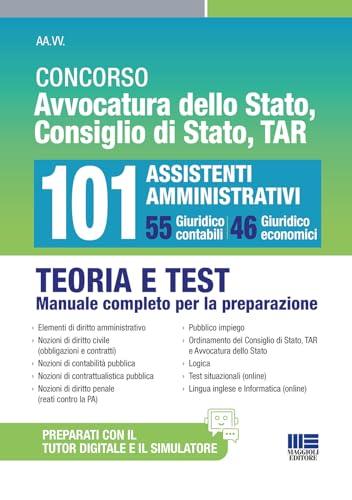 Concorso Avvocatura dello Stato, Consiglio di Stato, TAR 101 Assistenti Amministrativi. 55 Giuridico contabili e 46 Giuridico economici