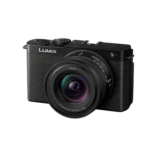 Panasonic Lumix DC-S9NE-K Videocamera mirrorless Full Frame Open Gate per vlogging, 24,2 MP, video 6K/4K, PDAF 779 punti, stabilizzazione dell'immagine, Nero, con S-R1840E 18-40mm S Obiettivo