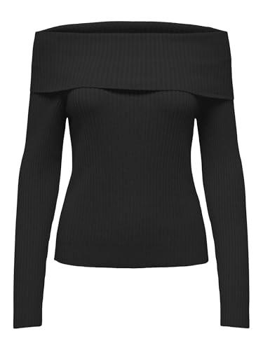 Knitted pullover ONLKATIA Knitted pullover Black, M, Black, M