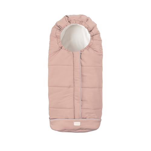 Moovo by Nuvita 9545 Junior City | Sacco Universale per Passeggino | Perfetto per Bambini da 6 a 36 Mesi (100 cm) | Tessuto Vellutato e Massimo Comfort per il Tuo Bambino fino a -10°C | Rosa Tenue