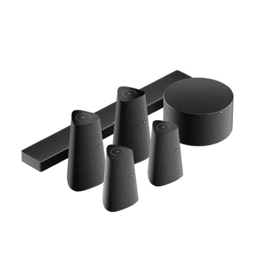LOEWE Home Cinema.Set 553, Sistema Home Cinema in Soundbar, Subwoofer, 4 Altoparlanti, Dolby Atmos, 3D Suund, Surround, Bluetooth, Multiroom, Suono Bar5, Suono Sub5, 2X Suono Mr5, 2X Suono Mr3