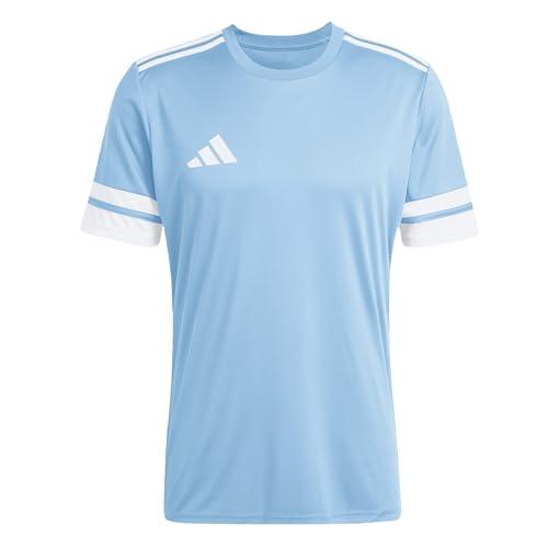 adidas Homme SQUADRA25 Jersey Short Sleeve, Team Light Blue/White, L
