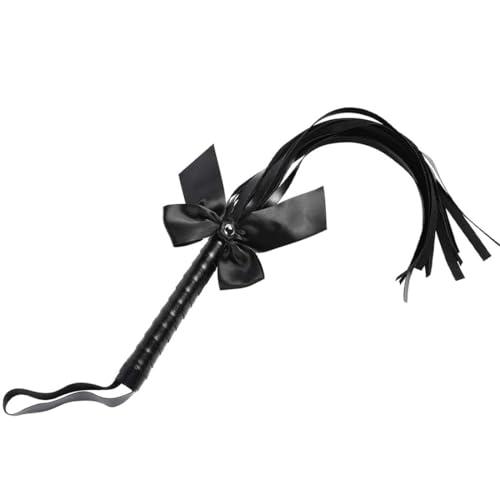 NHPY 1 Pezzi Frustino, Frusta Da Equitazione,， Outdoor Sports Portatile Antiscivolo Simil Pelle Frustino Cavallo,Per Cavallo Performances,Frusta In Pelle Con Frange