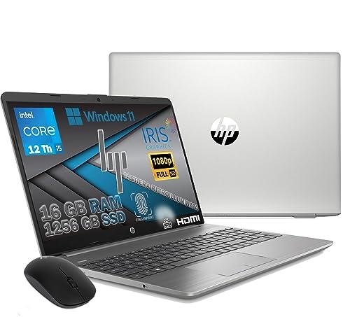 HP 250 G9, Pc Computer PORTATILE LAPTOP NOTEBOOK, SILVER, i5-1235U, Ram 16 GB DDR4, SSD M2 1256 GB, Display 15.6