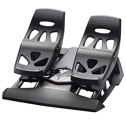 Thrustmaster TFRP T. Flight Rudder Pedals - Controllo preciso del timone con tecnologia S.M.A.R.T per PC, PlayStation e Xbox