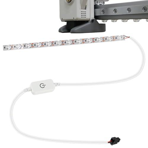 Accessori per stampanti 3D, 24 V, kit di strisce luminose COB per Bambu Lab A1, luce flessibile e uniforme ad alta densità, autoadesive COB con interruttore, compatibile solo con Bambu Lab A1