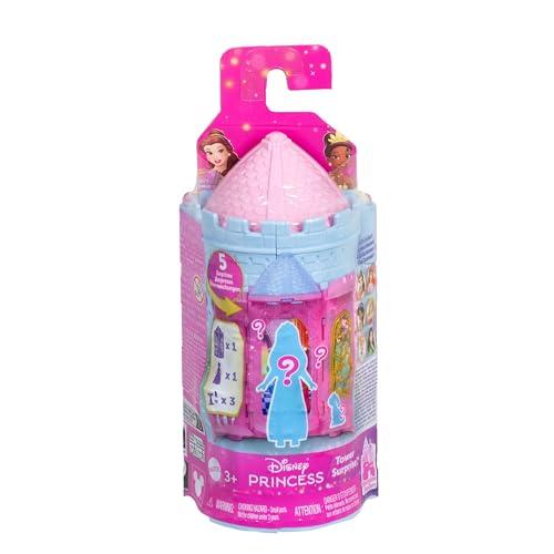 Mattel Disney Princess - Torre a Sorpresa, set impilabile con mini bambola misteriosa del mondo Disney e 4 accessori a sorpresa inclusi, giocattolo per bambini, 3+ anni, JBL46