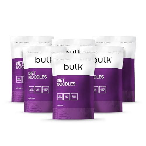 Bulk Spaghetti dietetici, Noodle di Konjac, glucomannano, 200 g, Confezione da 6