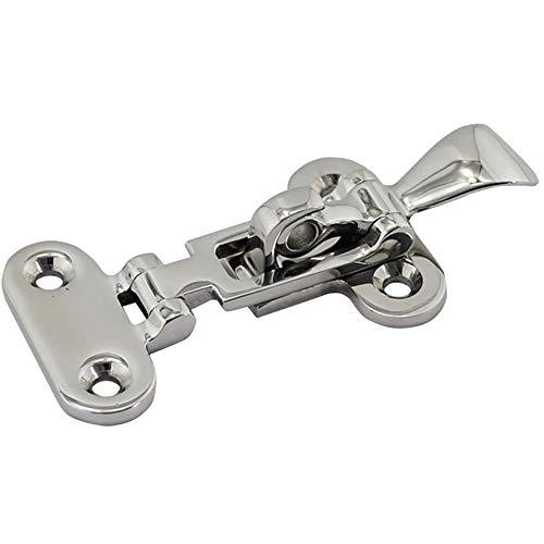 POFET Chiusura a chiavistello in acciaio INOX 316, per rimorchi e yacht, anti-rumore, robusta, accessori per uso nautico, chiusura a morsetto