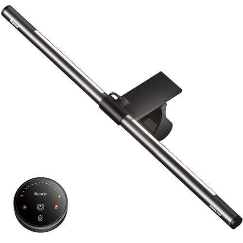 Quntis 51cm Luce Monitor con Retroilluminazione e Telecomando per Schermi Piatti/Curvi, 4 Colori Temperatura e Luminosità Regolabile Lampada Monitor, Moniter Light Bar per PC