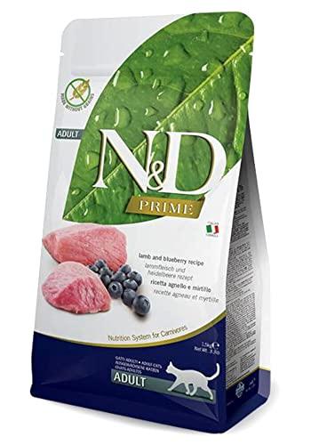 N&D PRIME CAT LAMB & BLUEBERRY ADULT 10KG