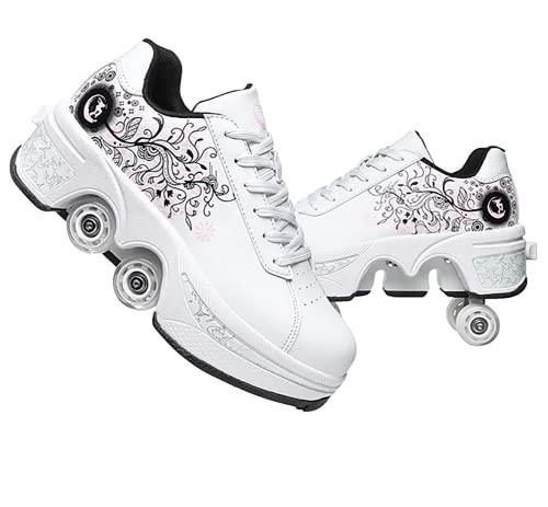 Scarpe con ruote, pattini a rotelle, scarpe da skateboard, scarpe per bambini con ruote, scarpe da skate, scarpe con ruote, scarpe sportive, scarpe da corsa, scarpe da ginnastica con ruote per ragazze