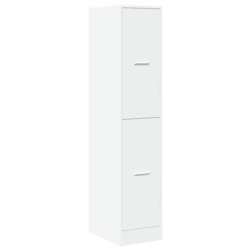 vidaXL Armadietto da Farmacia Bianco 30x41x144,5 cm in Truciolato, Mobile da Farmacia, Arredamento da Farmacia, Mobile con cassetti da Farmacia