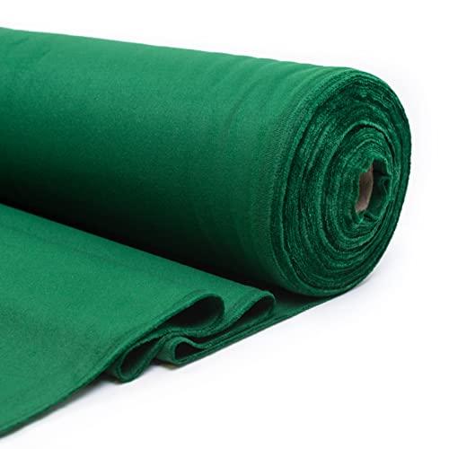Giuri Tessuti - VEGAS Panno da gioco, Copritavolo per Poker, Blackjack, Giochi di Società, Carte e Dadi (240 CM, VERDE)