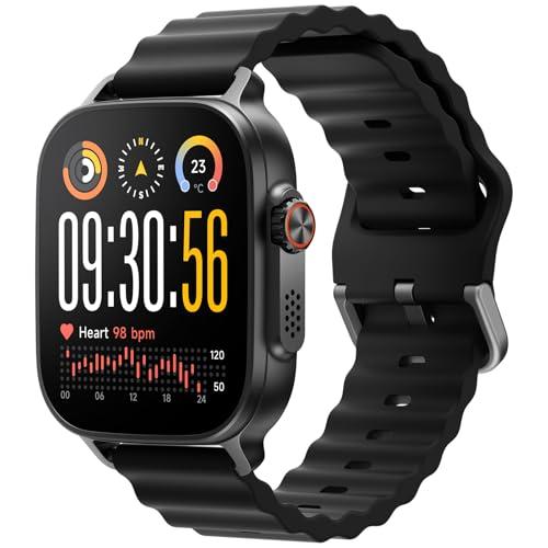 realme Watch 5 Smartwatch, Touchscreen AMOLED 1,97'', GPS Indipendente, NFC, Chiamate Bluetooth, 108 Modalità Sport, Monitoraggio Ossigeno Sangue/Sonno, Impermeabile IP68, Batteria 16 Giorni, Nero