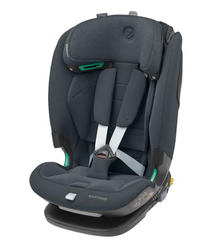 Maxi-Cosi Titan Pro² i-Size, Seggiolino auto per bambini, 15 Mesi- 12 Anni (76-150 cm), ClimaFlow, Cinture easy-in, Cuscini di sicurezza AirProtect, G-CELL, Reclinabile 4 posizioni, Authentic Graphite
