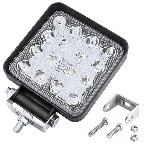Turnaroundtech Trattore 12V alluminio abs 48W 16 led 6500K 10.5 cms 4.21