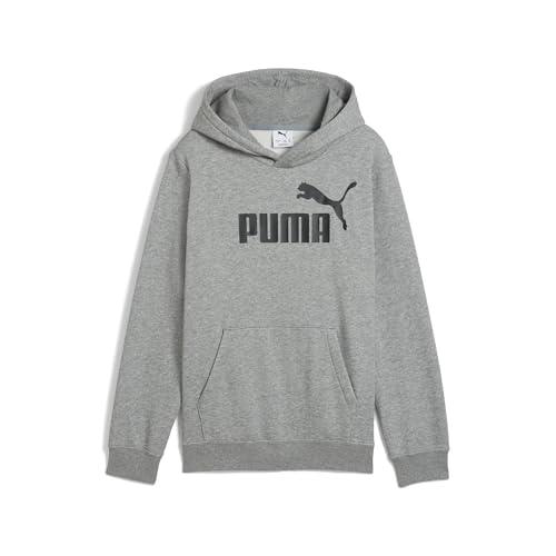 PUMA Ess No. 1 Logo Hoodie FL B, Felpe con Cappuccio Bambino, Medium Gray Heather,