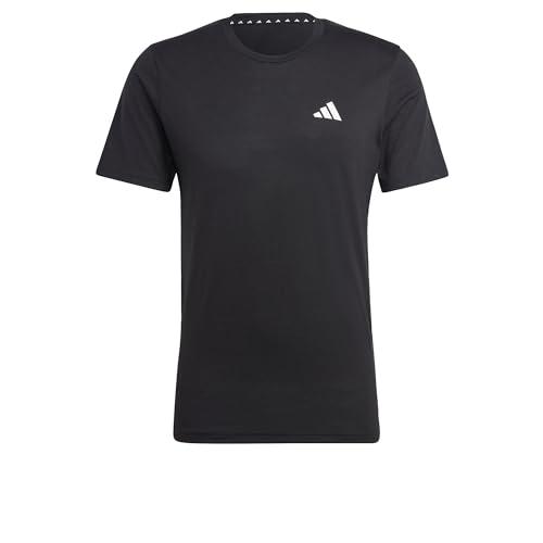 adidas Uomo Train Essentials Feelready Training Tee, Black/White, M
