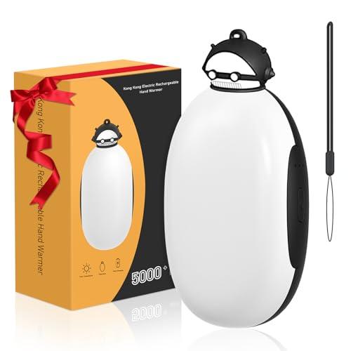 Scaldamani Ricaricabile, Scalda Mani Portatile Elettrico, Scaldamani Usb Riutilizzabile, Durata, Regali di Natale per la bambini, famiglia e gli amici