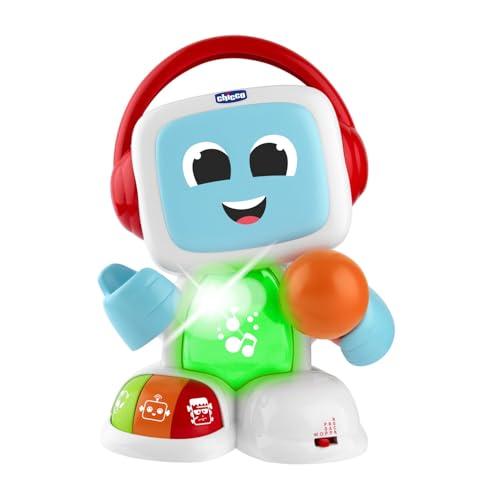 Chicco Robit Canta con Me, Gioco Musicale Elettronico con Microfono, 3 Modaità di Gioco, 3 generi musicali, microfono reale, Karaoke, 3-6 Anni,