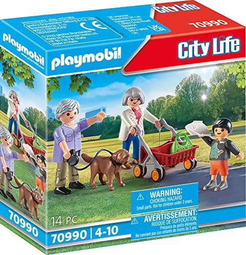 PLAYMOBIL City Life 70990 Nonni con Nipote con Accessori per Bambini dai 4 Anni