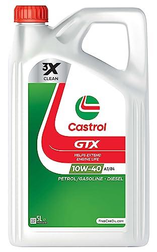 Castrol GTX 10W-40 A3/B4 Olio Motore, 5L