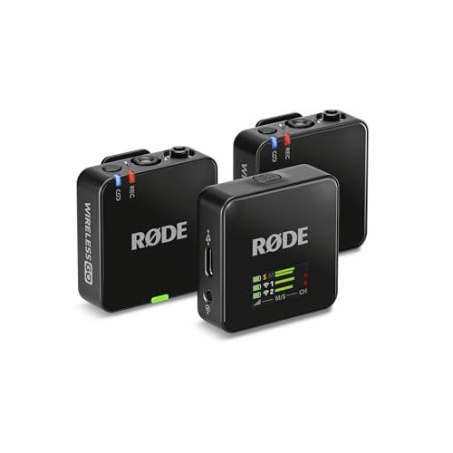 RØDE Wireless GO (Gen 3) – Microfono wireless compatto – Audio cristallino, registrazione a 32 bit float, controllo automatico del livello, per telefoni, fotocamere e computer