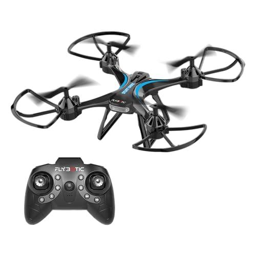 Flybotic – Stunt Drone – Drone Radiocomandato 2,4 GHz – Decollo & Atterraggio Automatico – Volo Stazionario – Acrobazie 360° – 3 Velocità – 2 Batterie Incluse – RC Principianti Bambini/Adolescenti