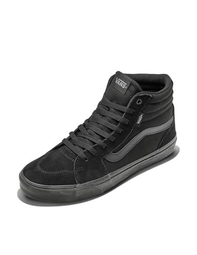 Vans Filmore Hi, Sneaker Uomo, Suede Canvas Black Black, 44 EU