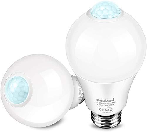 Boxlood Lampadina con Sensore Crepuscolare E27 LED 9W