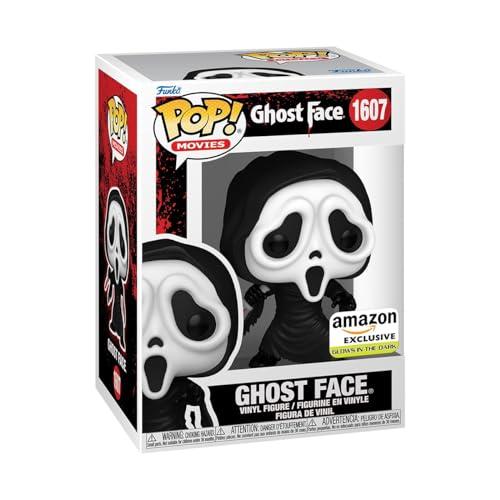 Funko Pop! Movies: Ghostface - Si Illumina Al Buio - Esclusiva Amazon - Figura in Vinile da Collezione - Idea Regalo - Merchandising Ufficiale - Giocattoli per Bambini e Adulti
