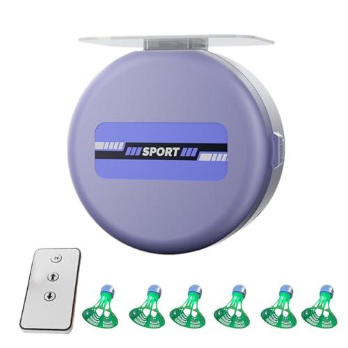 Allenatore automatico per badminton, badminton rimbalzo, attrezzo da allenamento da solo, per badminton, per allenarsi a casa
