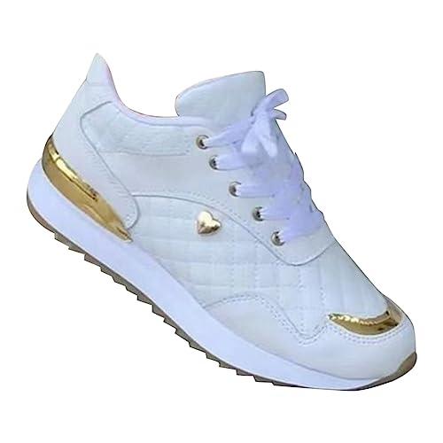 Donna Scarpe da Corsa Leggere Ginnastica Casual Sneakers Donna Fitness Traspiranti Lavoro Scarpe Sportive Trail Tennis Palestra Scarpe da Passeggio Running Jogging Basket Scarpe da Ginnastica