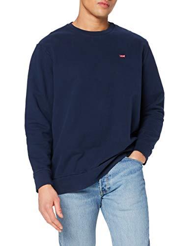 Levi's Big Original HM Crew Maglia di Tuta, Dress Blues, 4X-Large Uomo
