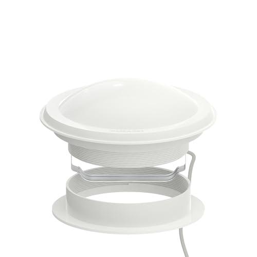 plikc Oblò sfiatatoio per Camper, Caravan e roulotte (Ghiera Alta 60mm e Ventola 12V)