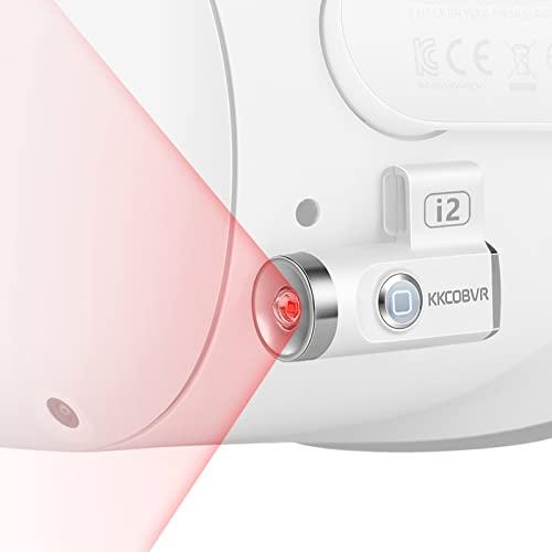 KKCOBVR I2 Indoor Ir Illuminator Infrared Light Compatible for Meta Quest 2/1/Pro PICO 4 PSVR2, Sensor Tracking in Dark, Anti No-Light Disturbance Increase Vision