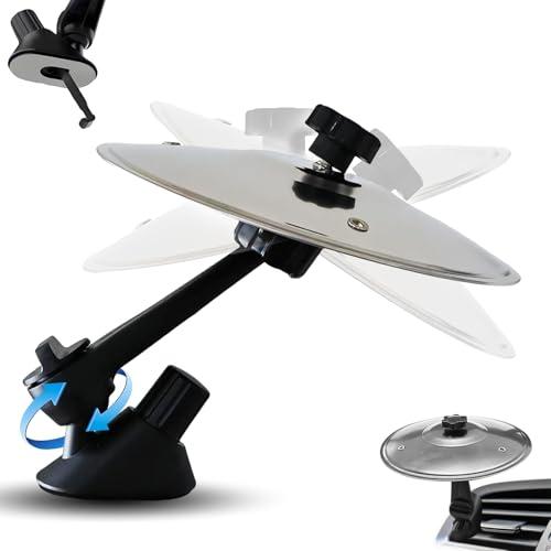 Piattos antiurto per auto, sfiato per piatti per batteria per autos, piattos per musica antiurto per autos,Basta un tocco o il vento per creare ritmi allegri,Design compatto e installazione istantanea