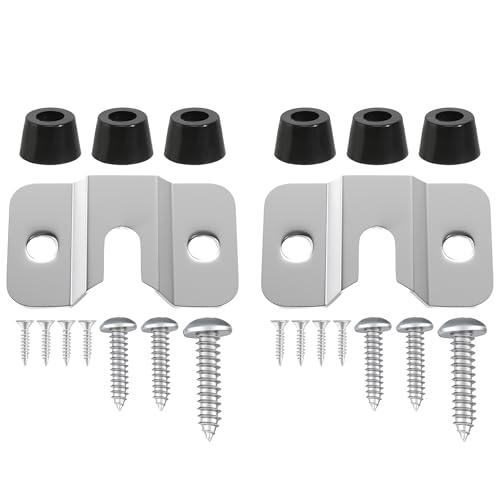 CyeeLife Set di 2 supporti da parete, per freccette in acciaio, accessori per bersaglio da appendere