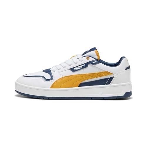 PUMA Court Classic Street, Scarpe da Ginnastica Unisex-Adulto, Bianco Archivio Oro Blu Persiano, 43 EU