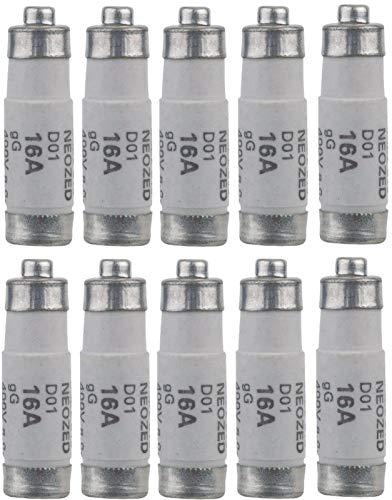 SIEMENS - 10 inserti di sicurezza NEOZED 400V gL/gG 16A