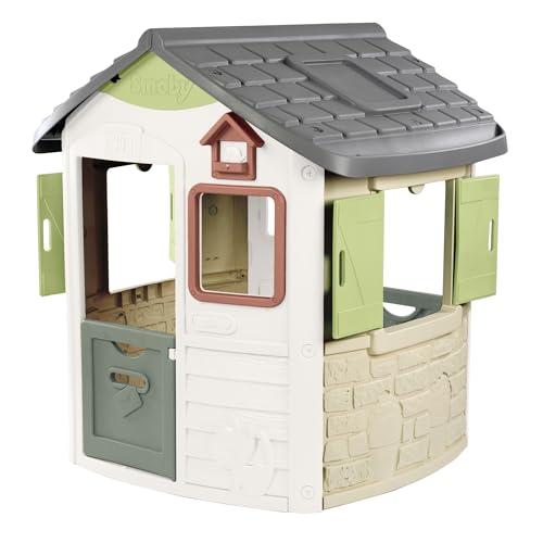 Smoby Life - Casetta Jura Lodge, misure 115 x 123 x 132 cm, con il 54% di plastica riciclata, dai 2 anni, 7600810504