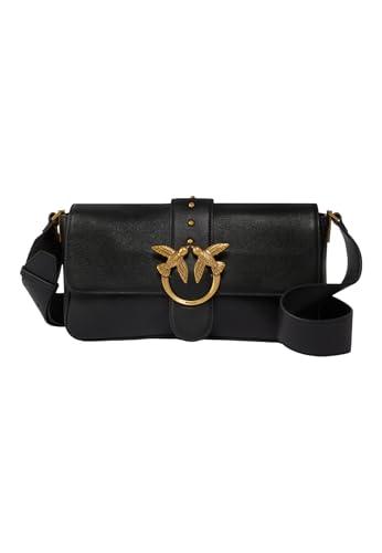 PINKO Borsa a tracolla Love Bag Slouchy nera da donna
