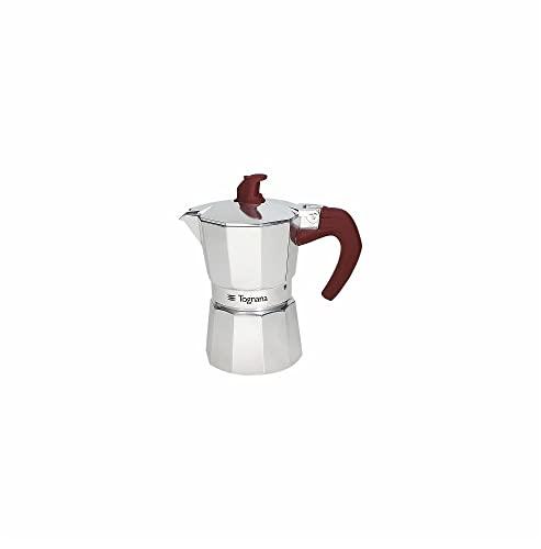 Tognana Extra Style, Caffettiera Moka, 1 Tazza, Alluminio, Grigio