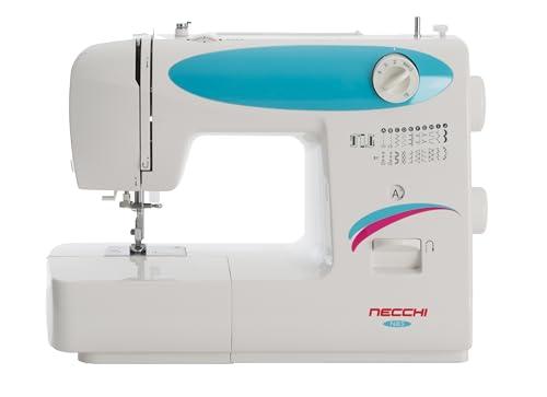 Necchi N83 Macchina per Cucire, Interno in pressofusione in Alluminio, scocca in ABS, Blu, Regular