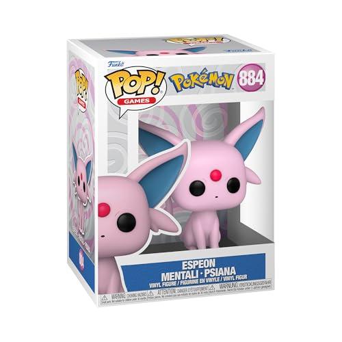 Funko POP! Games: Pokemon - Espeon - Figura in Vinile da Collezione - Idea Regalo - Merchandising Ufficiale - Giocattoli per Bambini e Adulti - Anime Fans - Figura da Collezione e da Esposizione