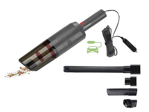 BEPER P202ASP402 Aspirabriciole per auto, 75W, Aspirapolvere a Mano con Spina per Auto, Accessori Inclusi, Cavo da 3 Metri, Serbatoio da 0.35L e Filtro HEPA Lavabile, Grigio