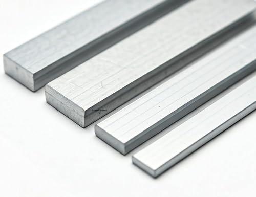 Barra piatta in ALLUMINIO 6082 anticorodal, varie sezioni e lunghezze (30x10x1000mm)