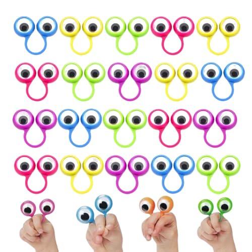 HABNI 25 Pezzi Giocattoli Per Le Dita, Burattini Per Le Dita Per Feste Di Compleanno Halloween Giocattoli Colorati Per Bambini