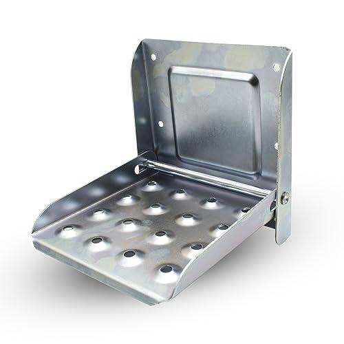 DOJA Barcelona | Gradino Pieghevole per Camion | Acciaio Zincato | 192x189x172 mm | Pieghevole | 1 pezzo | Gradino Pieghevole Furgone | Gradino Pieghevole Camper, Caravan, Rimorchio